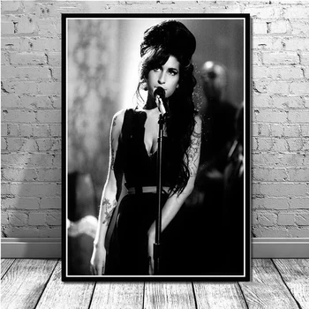 Amy Winehouse Güzellik Kadın Şarkıcı Posterler Hediye Tuval Anime duvar Sanatı Resimleri Ev Dekor Resimleri Için Oturma Odası Süslemeleri