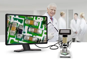 Andonstar HDMI VGA mikroskop uzun nesne mesafesi dijital USB mikroskop cep telefonu tamir lehimleme aracı BGA akıllı saat