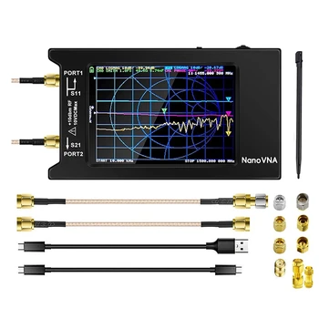 Nanovna-H4 Vektör Ağ Analizörü 10Khz-1.5 Ghz Anten Analizörü Ölçüm (4 İnç)