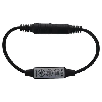 Sıcak düşük profilli satır içi denetleyicisi Mini 3 anahtar Dimmer anahtarı LED şerit ışık siyah için