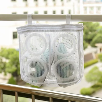 Çamaşır Makinesi Ayakkabı Çantası Seyahat Ayakkabı Saklama torbaları Taşınabilir file çamaşır torbası Anti-deformasyon Koruyucu Giysi organizatör